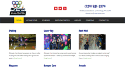 Desktop Screenshot of olympicfuncenter.com